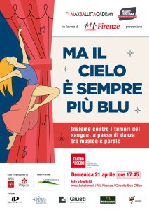 "Ma il cielo è sempre più blu"- a passi di danza tra musica e parole. (Evento in favore di Ail Firenze)