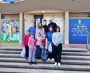 Guerra in Ucraina, orfani di Kharkiv in visita a Coverciano / FOTO
