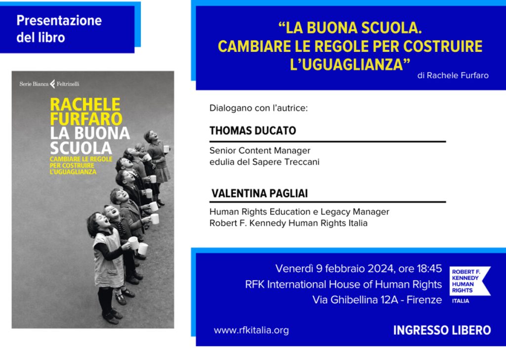 Presentazione del libro "La buona scuola. Cambiare le regole per costruire l’uguaglianza"