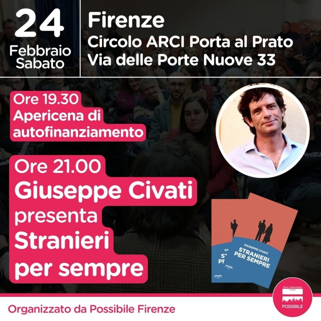 Presentazione di "Stranieri per sempre",di e con Pippo Civati