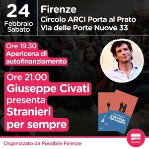 Presentazione di "Stranieri per sempre",di e con Pippo Civati