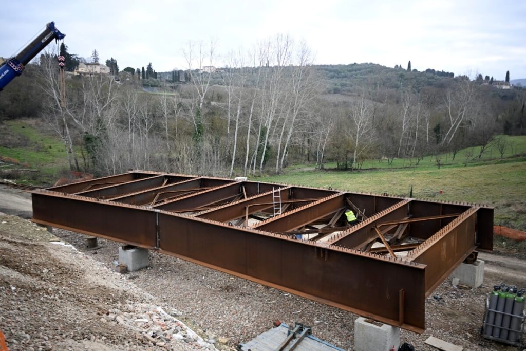 Variante alla Chiantigiana, varato il Ponte sul Borro delle Argille
