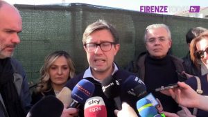 Il sindaco Nardella sul luogo cantiere della tragedia / VIDEO