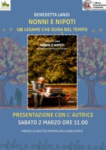 Presentazione del libro "Il legame nonni-nipoti" alla biblioteca di Marradi