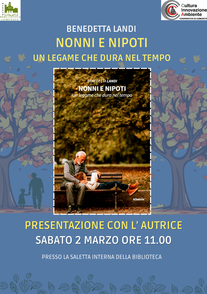 Presentazione del libro "Il legame nonni-nipoti" alla biblioteca di Marradi