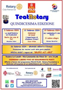 Rassegna Teatrotary con "Basta che sia di fori" di Massimo Valori