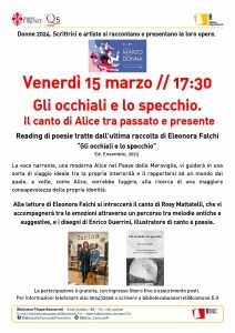 “Gli occhiali e lo specchio. Il canto di Alice tra passato e presente”