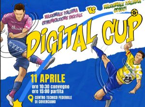 Digital Cup 2024: la Nazionale Italiana Comunicazione sfida a Coverciano la Nazionale Italiana Comici