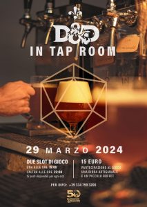 Dungeons&Dragons alla tap room del Birrificio Oltrarno