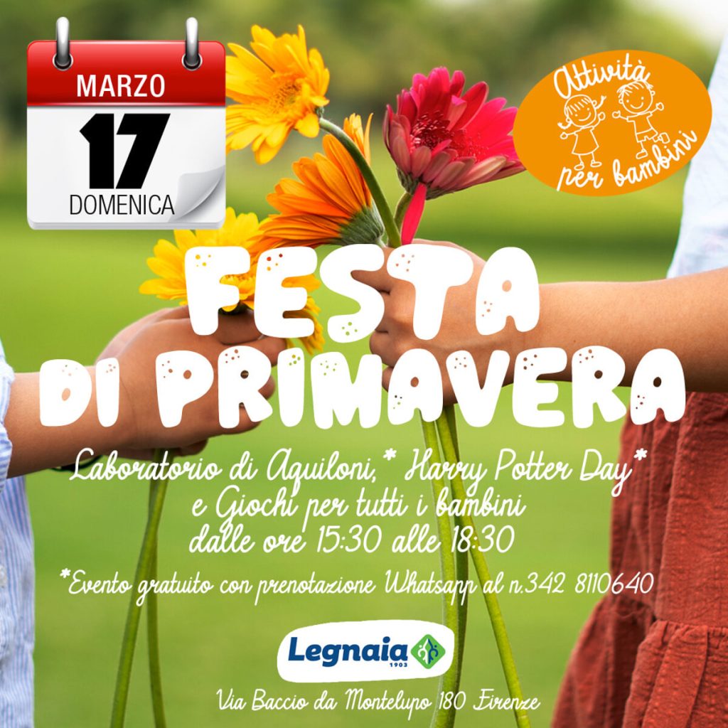 Festa di Primavera alla Cooperativa di Legnaia