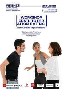 Workshop gratuito per attori e attrici con Sonia Espinosa