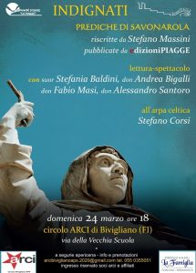 "Indignati": lettura-spettacolo dalle prediche di Savonarola testo di Stefano Massini