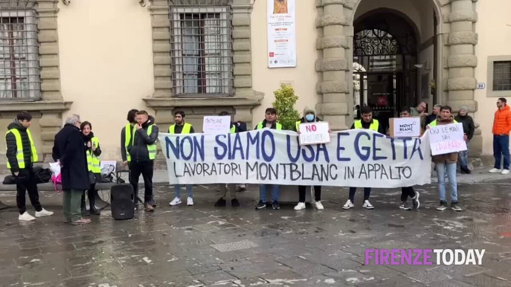 Montblanc, lavoratori in appalto sotto la Regione: “La crisi della moda non c’entra niente, cacciati dopo gli accordi sindacali”