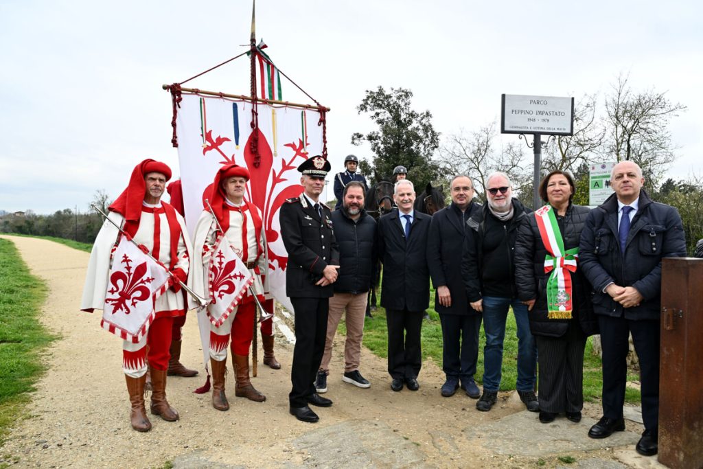 Inaugurato il parco Peppino Impastato