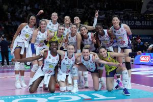 Volley A1 femminile, una super Savino Del Bene viola Novara e torna seconda