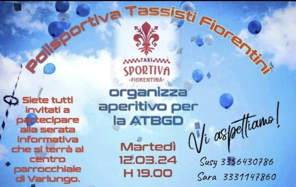 Aperitivo in favore dell'Associazione Toscana bambini e giovani con diabete