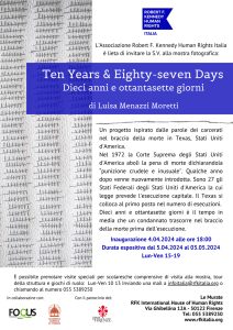 Vernissage mostra fotografica "Ten Years & Eighty-seven Days"