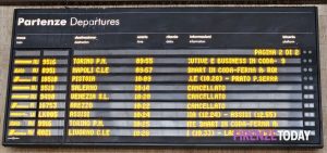 Sciopero dei treni: raffica di cancellazioni