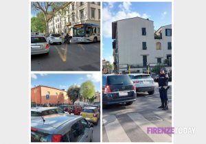 Traffico caos in piazza della Libertà, Palazzo Vecchio schiera i vigili / FOTO