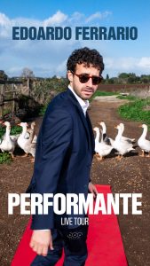 Edoardo Ferrario a Firenze "Performante live tour"