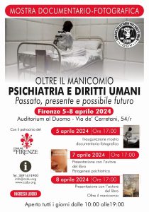 Mostra “Psichiatria e Diritti Umani: passato, presente e possibile futuro”