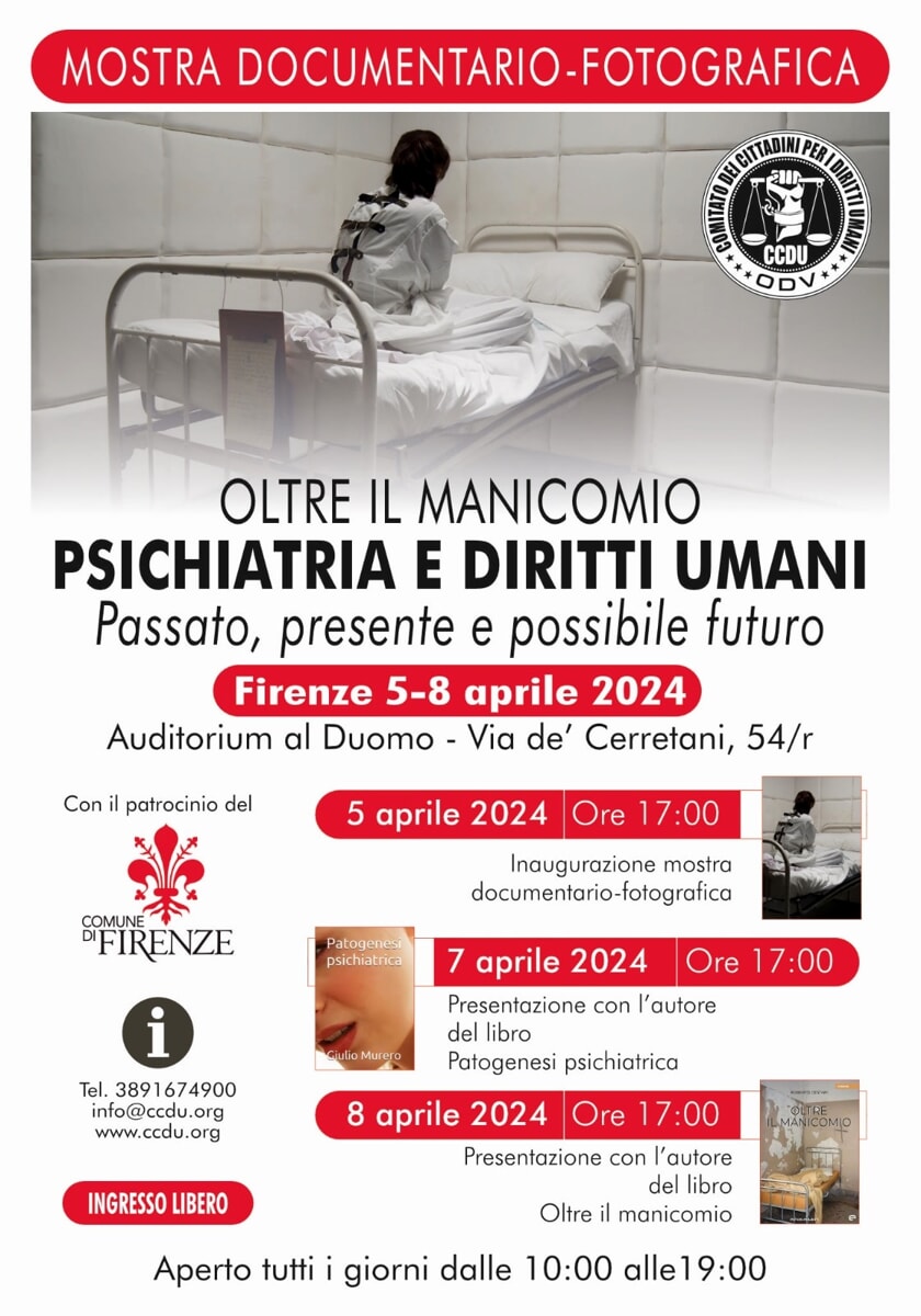 Mostra “Psichiatria e Diritti Umani: passato, presente e possibile futuro”