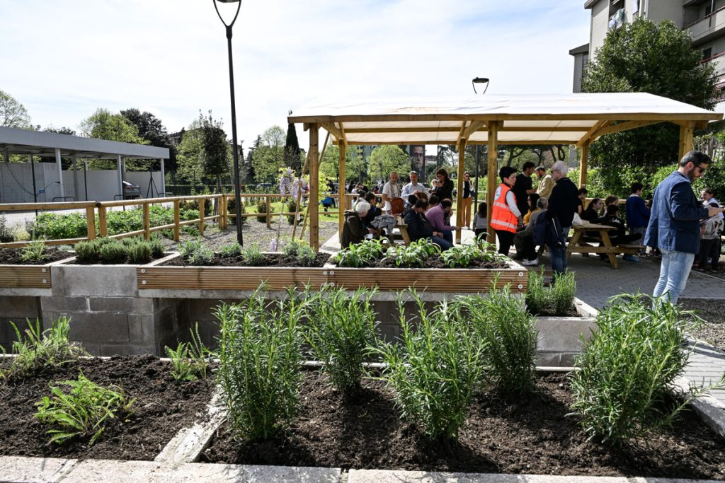 In via Canova un giardino “sensoriale” e inclusivo FOTO