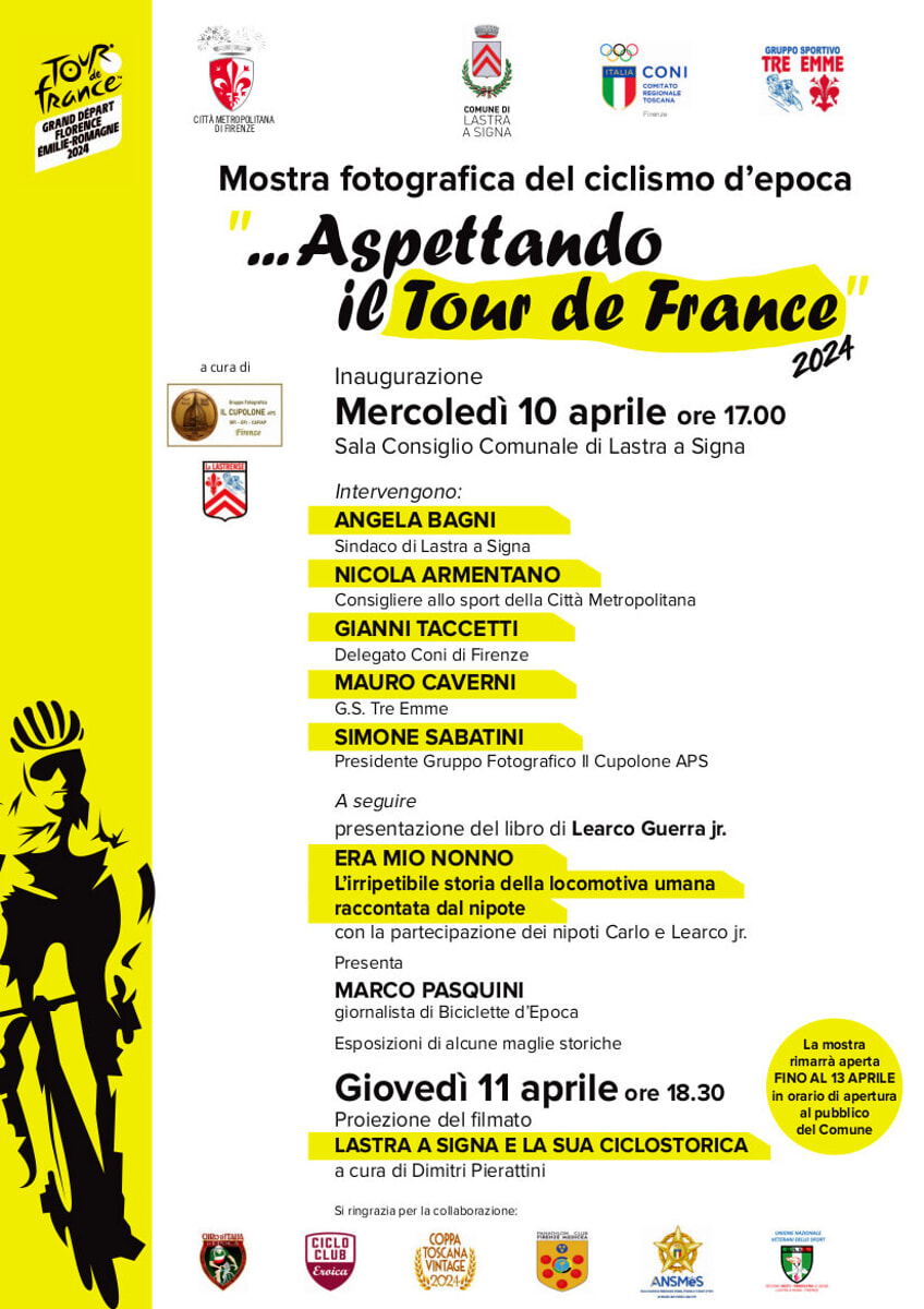 Aspettando il Tour 2024: la mostra fotografica sul ciclismo d’epoca