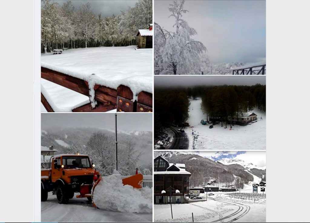 Freddo in Toscana: è tornata la neve, oltre mezzo metro all'Abetone / FOTO