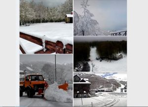 Freddo in Toscana: è tornata la neve, oltre mezzo metro all'Abetone / FOTO