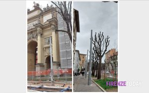Nuove linee della tramvia, arriva la sfilza dei nuovi pali / LE IMMAGINI