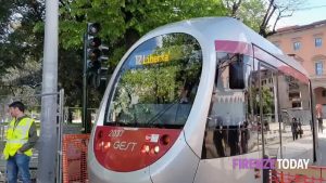 Tramvia, primo viaggio di prova sulla nuova linea. Nardella e Funaro: "Non si torna indietro" / FOTO - VIDEO