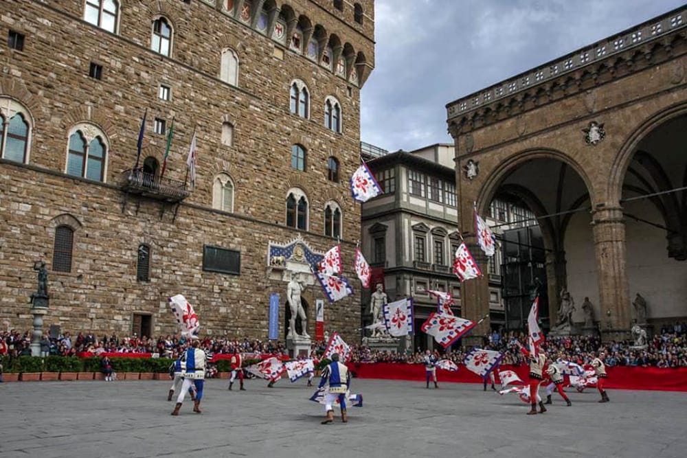 Trofeo Marzocco 2024: il 1 maggio torna a Firenze il torneo di sbandieratori