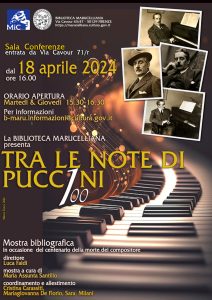 Tra le note di Puccini. Mostra bibliografica in occasione del centenario della morte del compositore