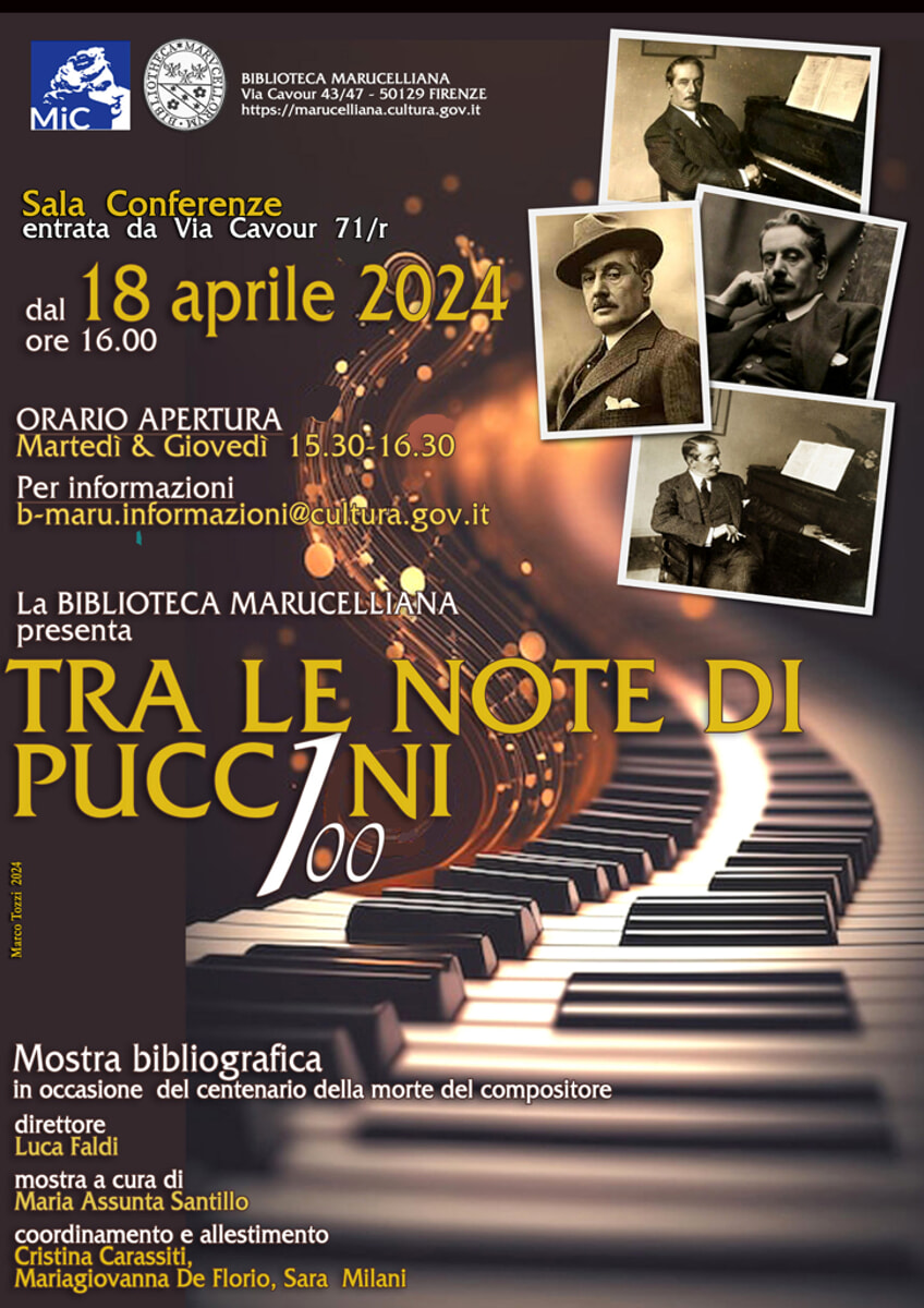 Tra le note di Puccini. Mostra bibliografica in occasione del centenario della morte del compositore