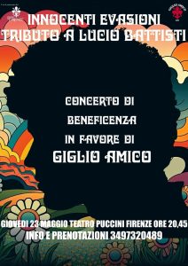 Tributo a Lucio Battisti col concerto di beneficenza al Teatro Puccini