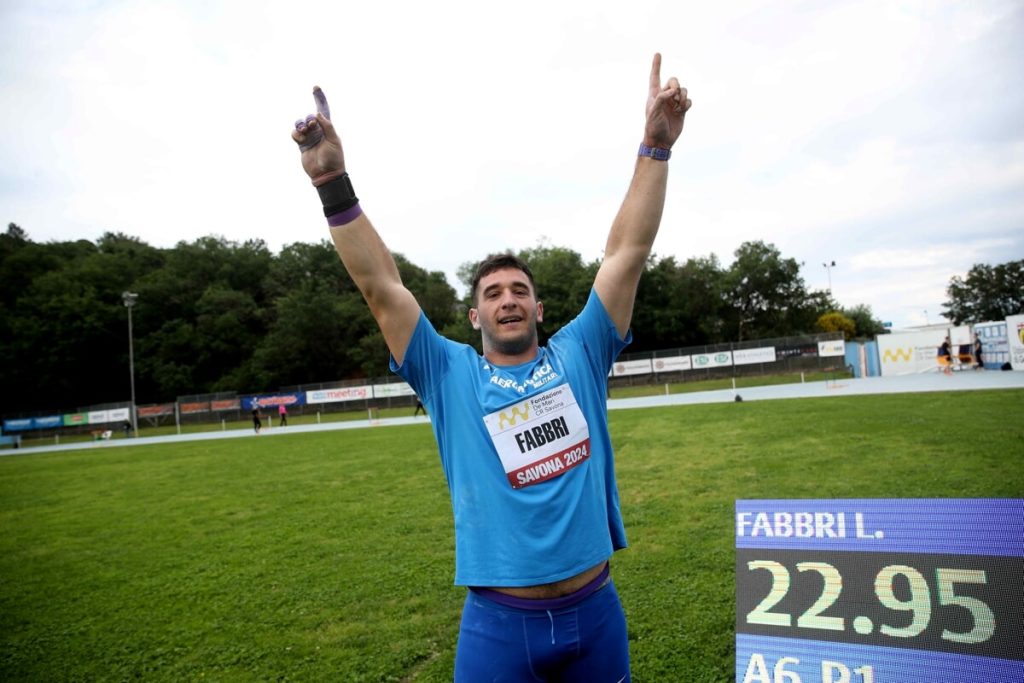 Atletica, Fabbri nella storia: battuto il record italiano del getto del peso