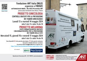 Aprono le prenotazioni per le visite gratuite a bordo dell'Ambulatorio Mobile di Fondazione ANT