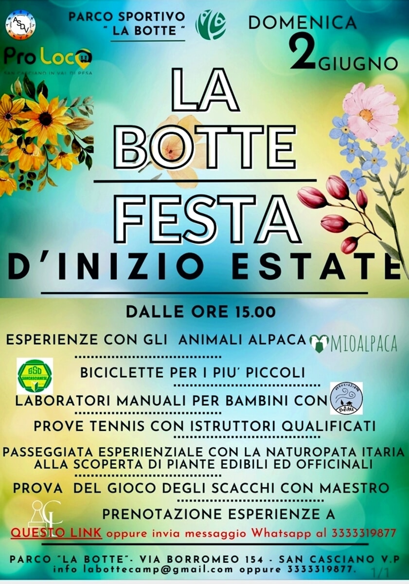Festa alla Botte di inizio estate