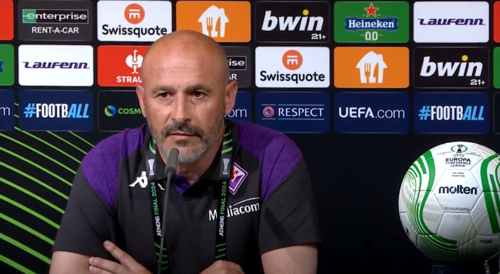 Olympiacos-Fiorentina, Italiano alla vigilia: "Bravi a tornare in finale. Vogliamo un epilogo diverso da Praga"