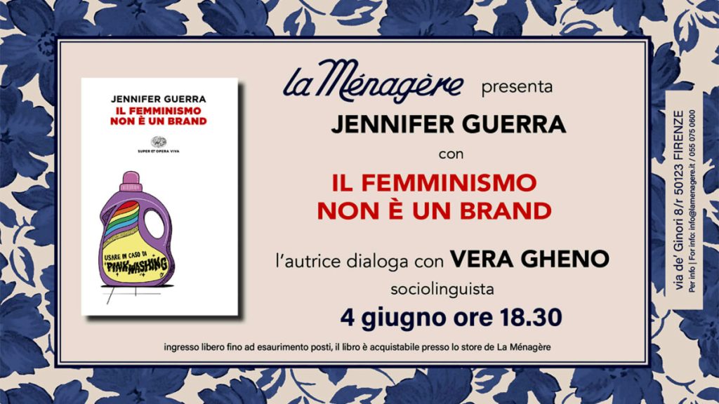 Jennifer Guerra presenta "Il femminismo non è un brand"