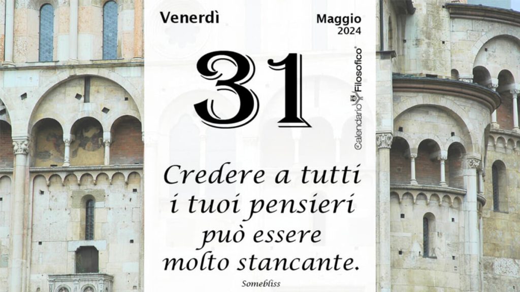 Almanacco | Venerdì 31 maggio: accadde oggi, compleanni, santo e proverbio del giorno