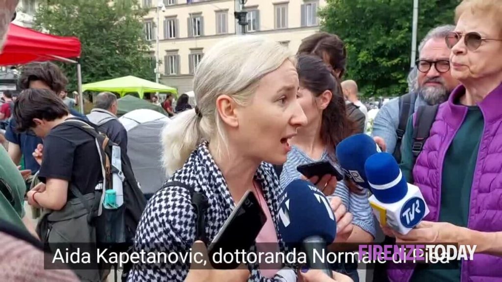Tende a oltranza in centro per la Palestina, gli studenti: "Basta supporto a chi causa morte e distruzione" / FOTO - VIDEO