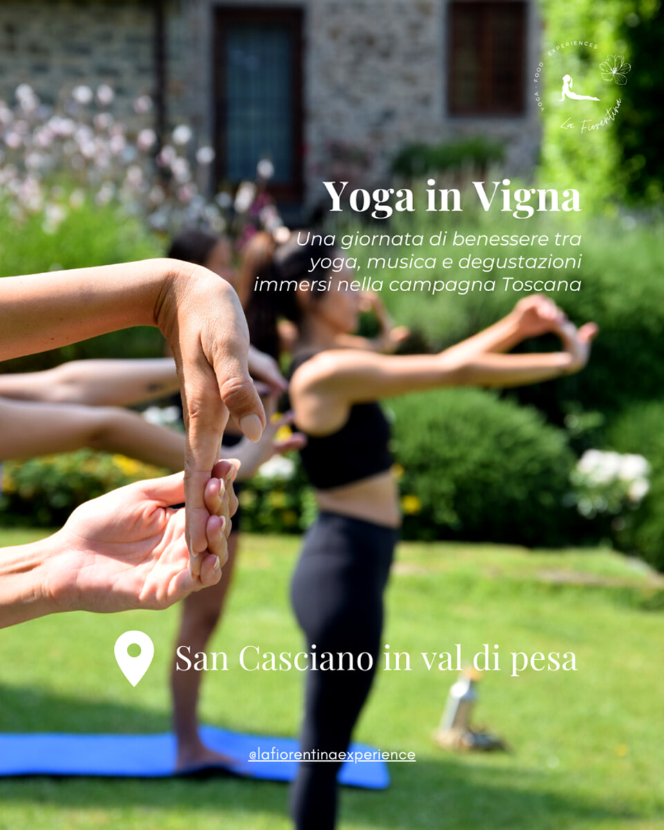 Yoga in vigna: una giornata dedicata alle tante sfumature del benessere nel Chianti