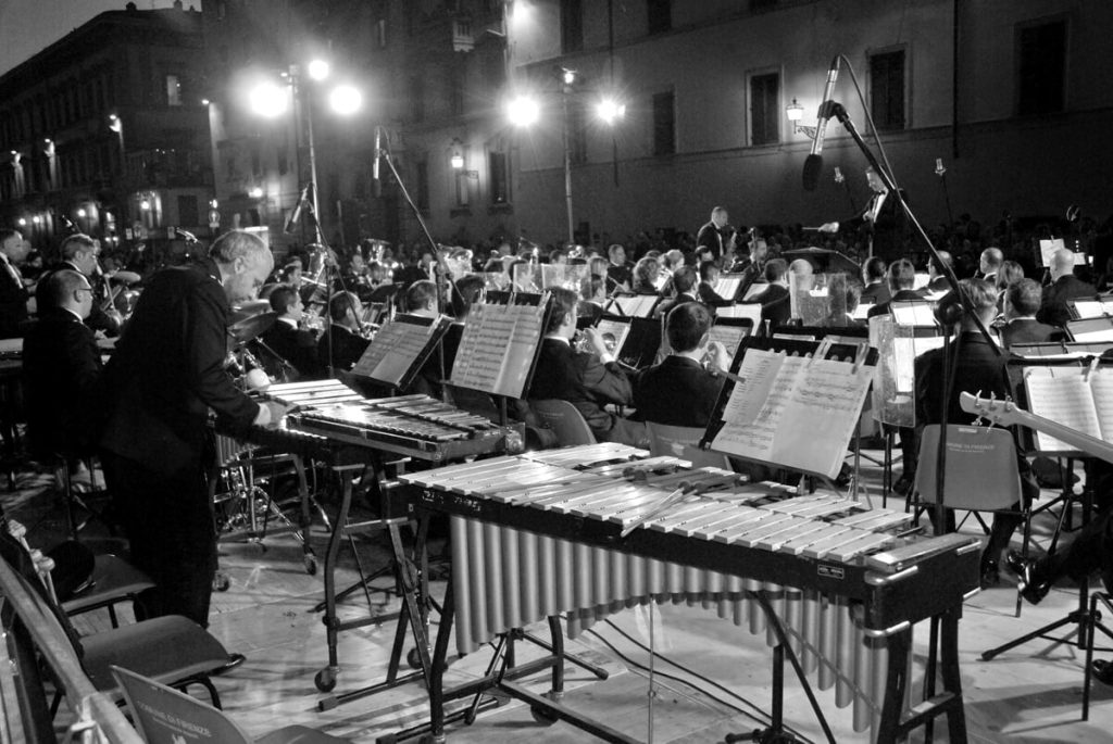 San Giovanni 2024: esibizione della banda musicale della polizia di Stato