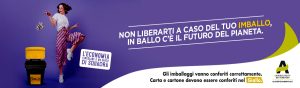 "Non liberarti a caso del tuo imballo, in ballo c’è il futuro del pianeta"