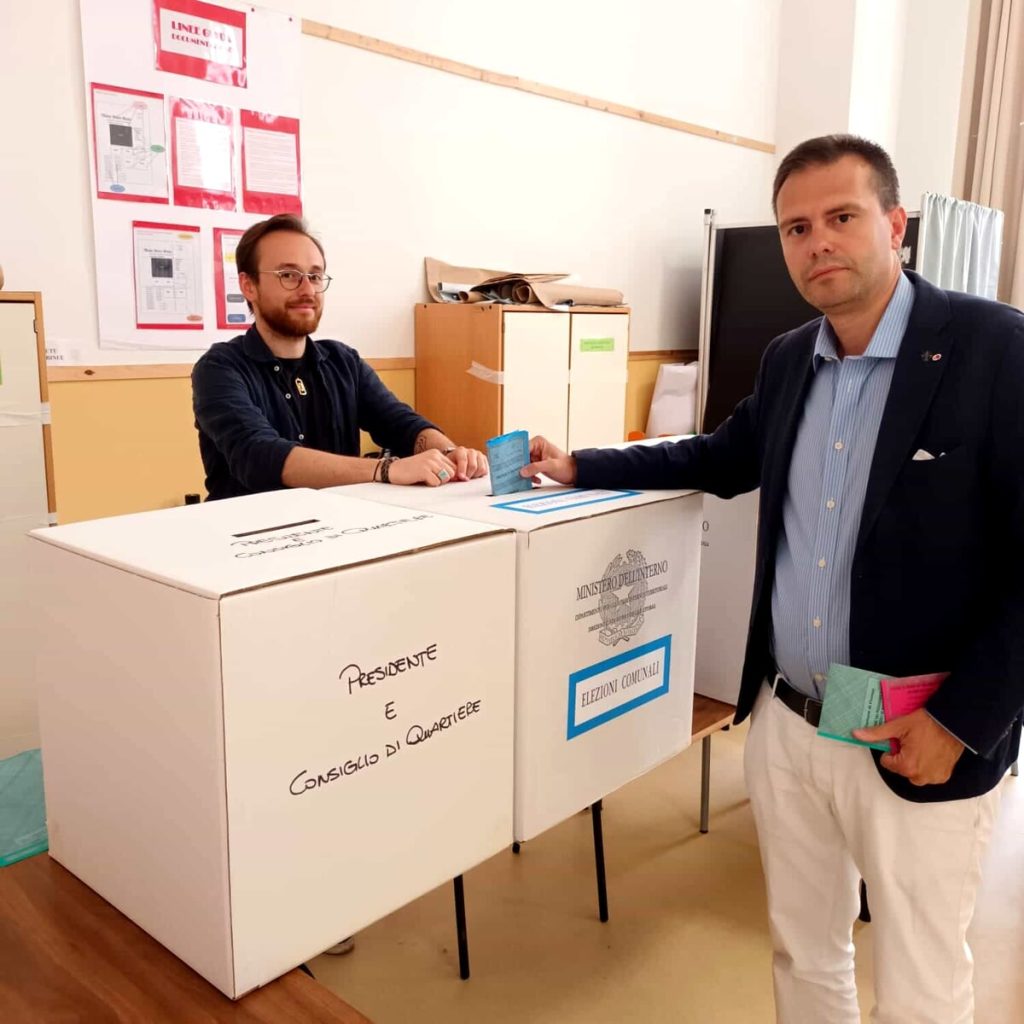 Elezioni, i candidati alle urne: Andrea Asciuti al voto / FOTO