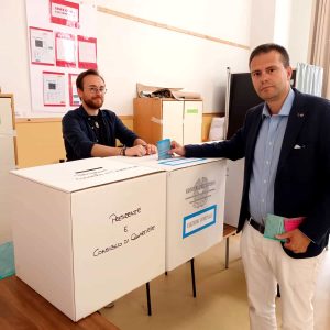 Elezioni, i candidati alle urne: Andrea Asciuti al voto / FOTO