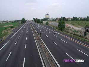 Autostrada A1: chiuso per una notte tratto tra Incisa-Reggello e Valdarno