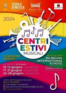 Centri estivi musicali con la Camerata de' Bardi